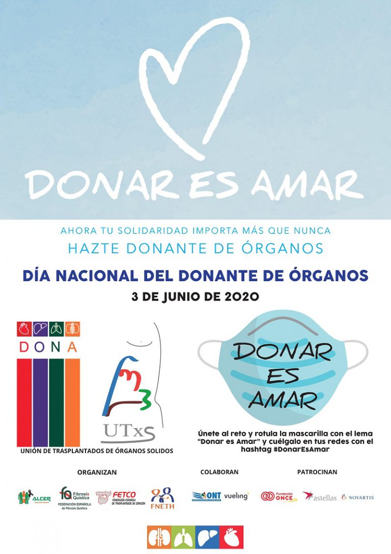 Federación Nacional de Asociaciones ALCER, ONT y ALCER Las Palmas lanzan la campaña #DonarEsAmar con motivo del Día Nacional