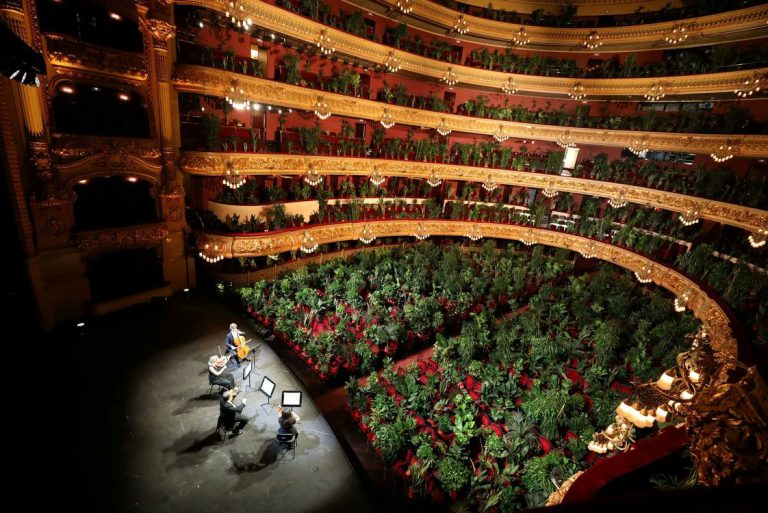 El Liceu de Barcelona ofrece un concierto para más de 2.000 plantas