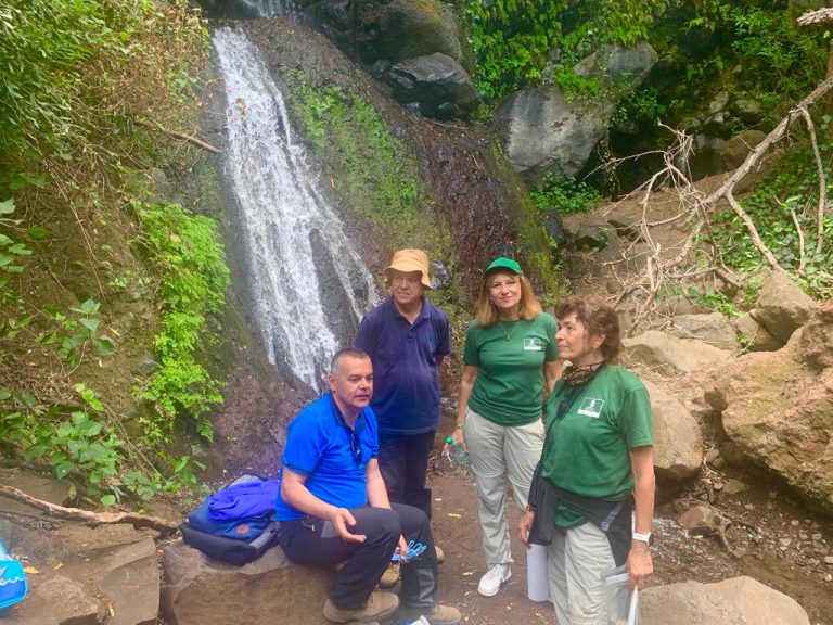 Ayuntamiento y Cabildo estudian mejoras para el camino del Barranco de los Cernícalos