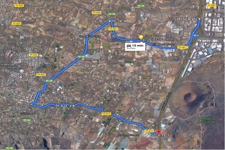 El Cabildo retirará mañana por la noche las vigas dañadas del puente de Güímar