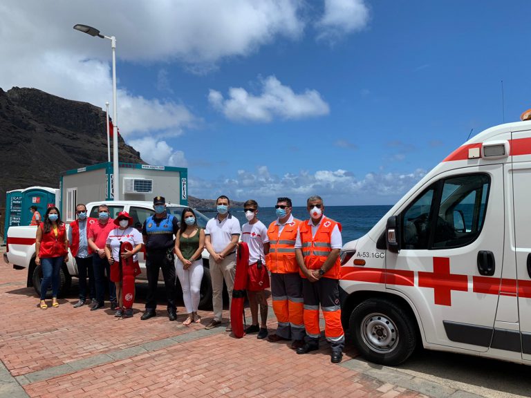 San Felipe y Roque Prieto contarán durante el verano con Servicio de Salvamento y Socorrismo Acuático a cargo de Cruz Roja