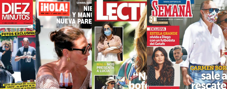 Kiosco rosa: portadas de las revistas del corazón