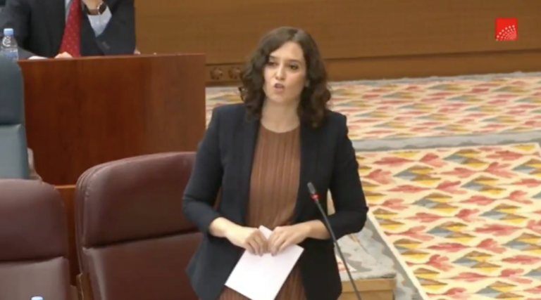 Ayuso rechaza disolver la Asamblea y convocar elecciones