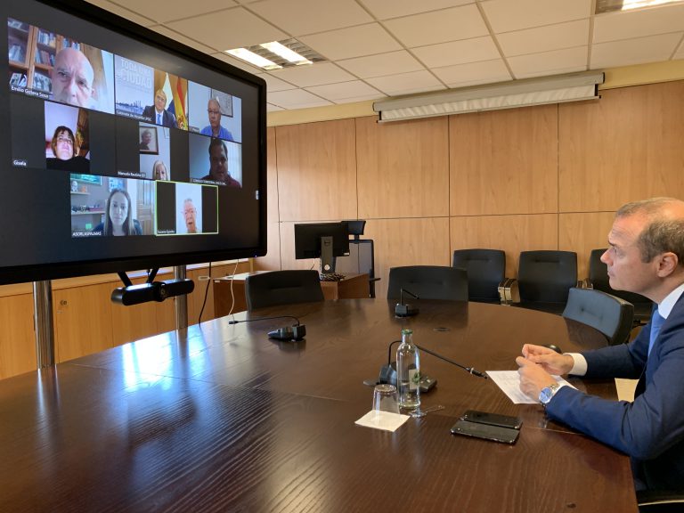 Hidalgo traslada a las asociaciones de personas con discapacidad las medidas impulsadas para minimizar el impacto de la crisis sanitaria