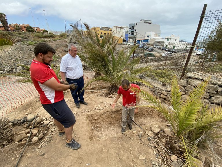 El Ayuntamiento de Gáldar lleva a cabo los sondeos arqueológicos previos a la licitación de la obra de urbanización del entorno de La Guancha