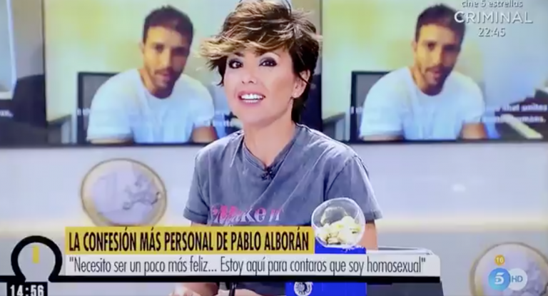 Críticas a Sonsoles Ónega por el comentario que hizo tras escuchar a Pablo Alborán reconocer que es homosexual