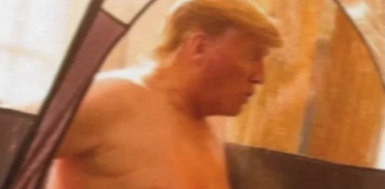 Así se gestó la comentada foto de Donald Trump completamente desnudo