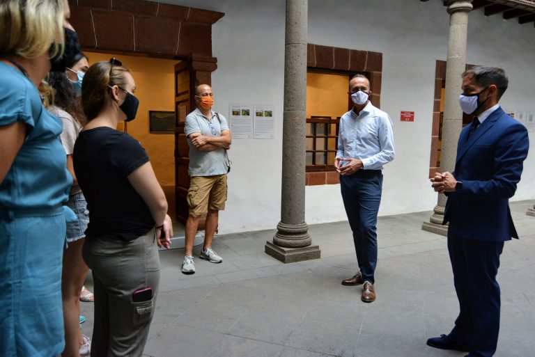 Visita de representantes de la OMT a La Palma