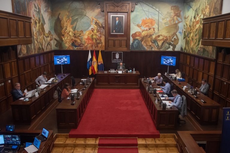 El Pleno del Cabildo de Gran Canaria 100 millones de inversión para hacer frente a la crisis generada por la Covid-19