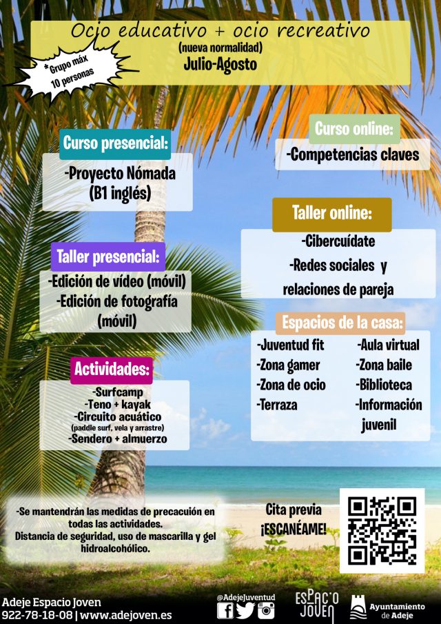 ADEJE Playa insta story copia