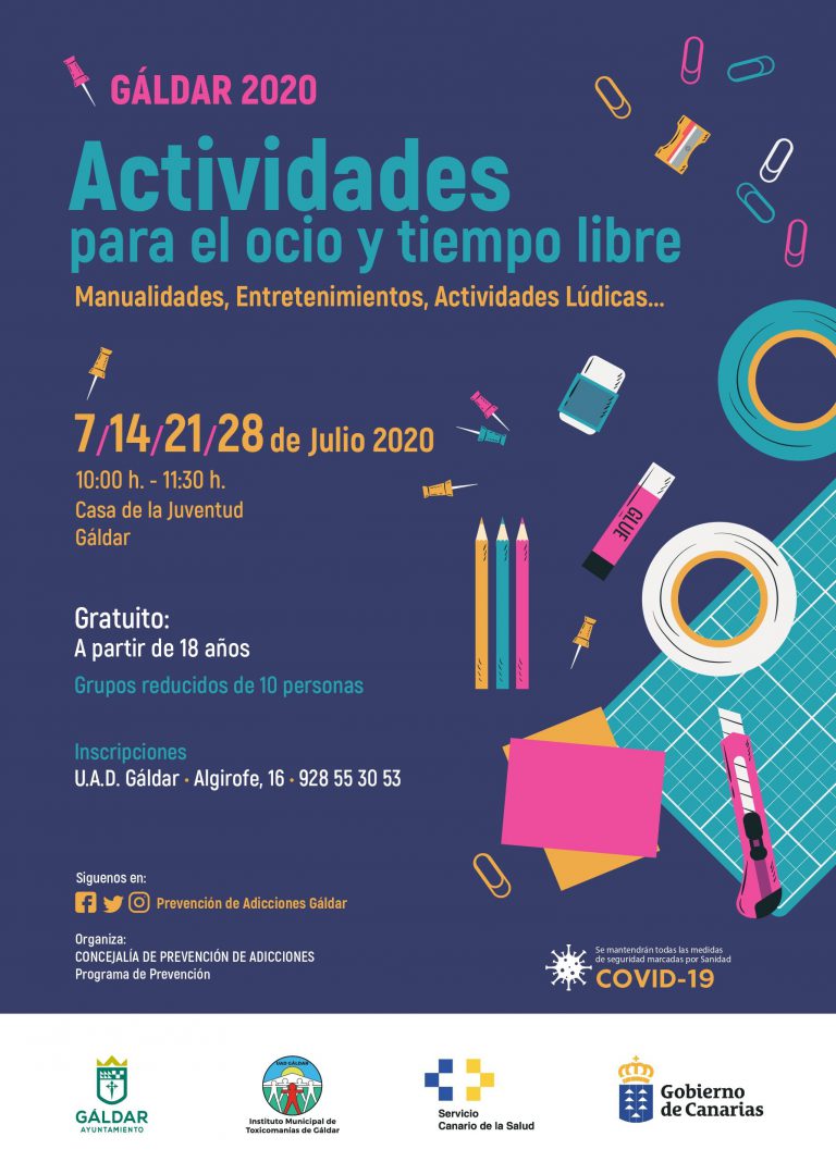 La Concejalía de Prevención de Adicciones ofrece a la población joven talleres y actividades para el tiempo de ocio