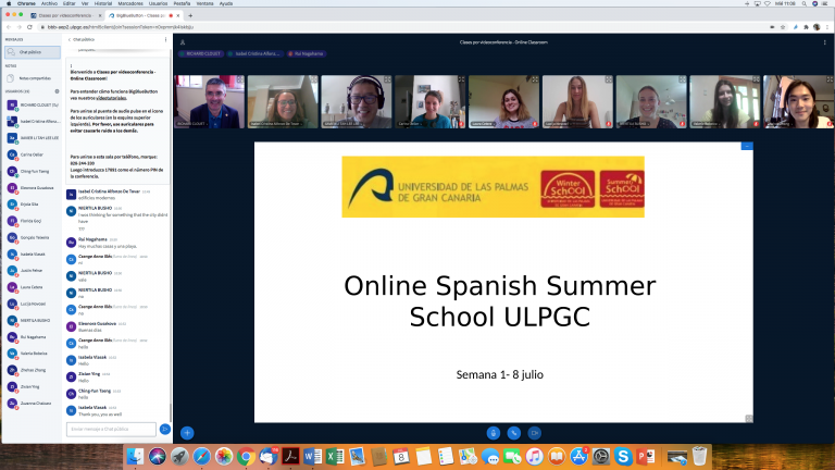 La ULPGC celebra la primera Online Spanish Summer School para estudiantes extranjeros, de forma gratuita