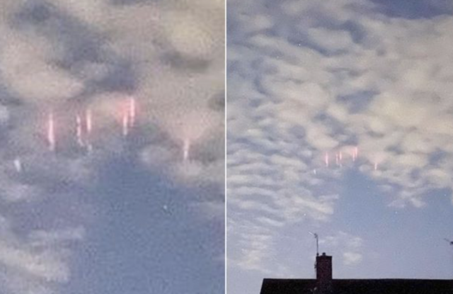 Fotografían unas extrañas luces en el cielo del Reino Unido 1 Captura de pantalla 2020 07 10 a las 11.37.22