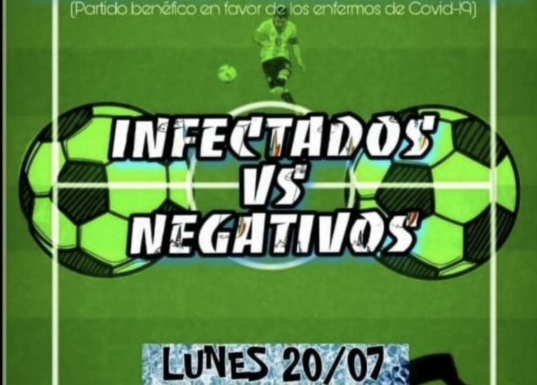 Polémica: organizan en Navarra un partido de fútbol entre contagiados por coronavirus y personas sanas