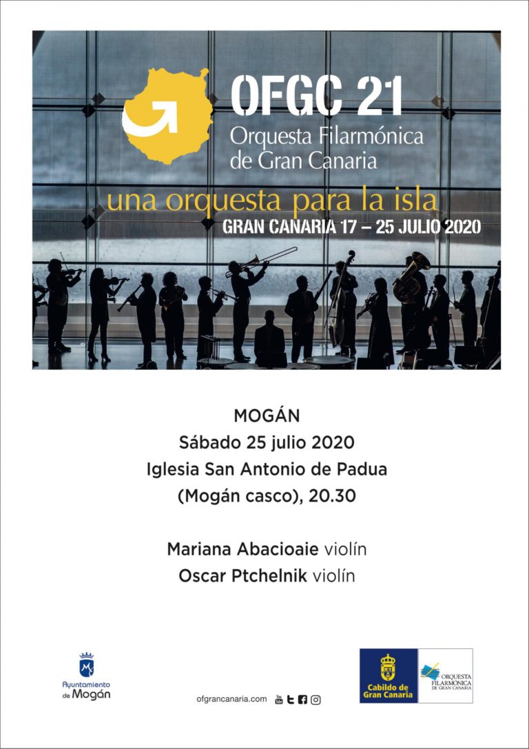 Mogán recibe este sábado a la Orquesta Filarmónica de Gran Canaria con el proyecto OFGC21