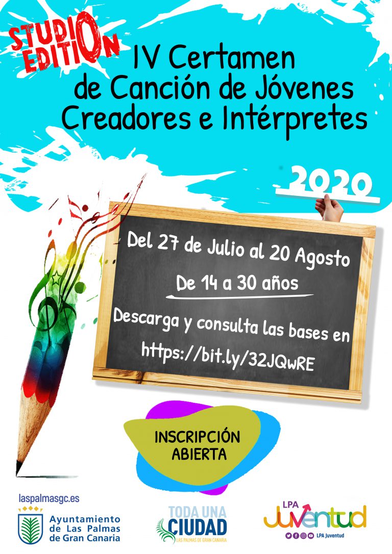El Ayuntamiento pone en marcha el IV certamen de canción de jóvenes creadores e intérpretes para impulsar el talento y el acercamiento a la industria 