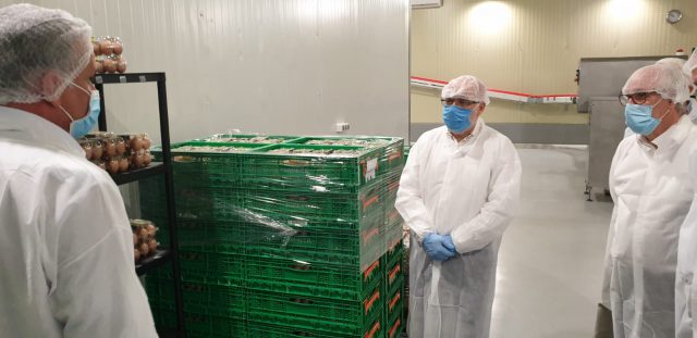 En el interior de las instalaciones hoy.