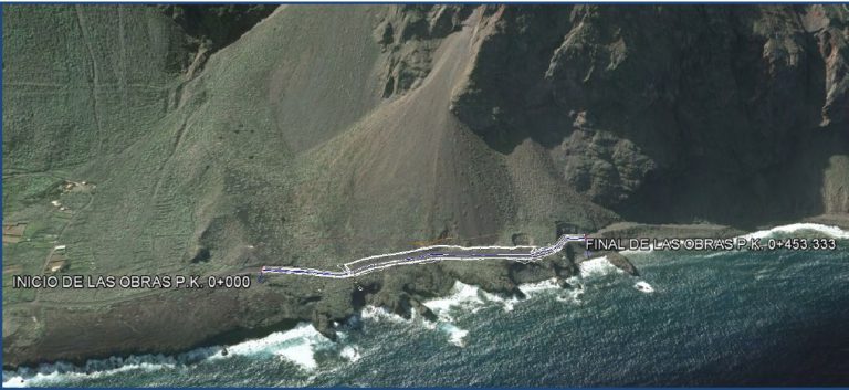 El Gobierno autoriza la inversión de 5,4 millones euros para licitar la obra del falso túnel de Pie de Bascos en El Hierro