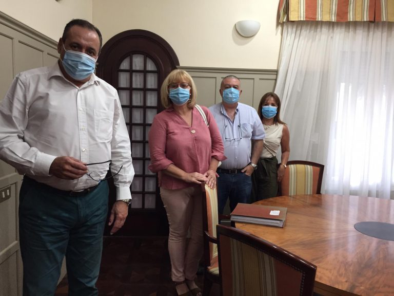 Blas Trujillo se reúne con los inspectores de Salud Pública del SCS