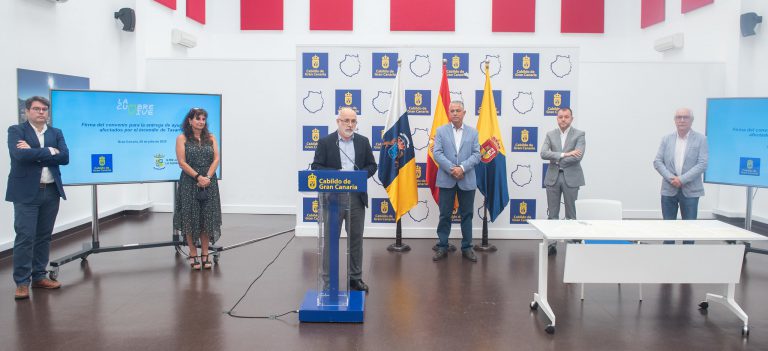 El Cabildo de Gran Canaria transfiere 600.000 euros a La Aldea para agilizar la entrega de ayudas a los afectados por el incendio de Tasarte