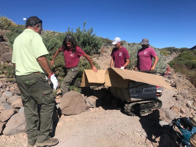 Recuperación del grabado rupestre Foto Jorge Pais