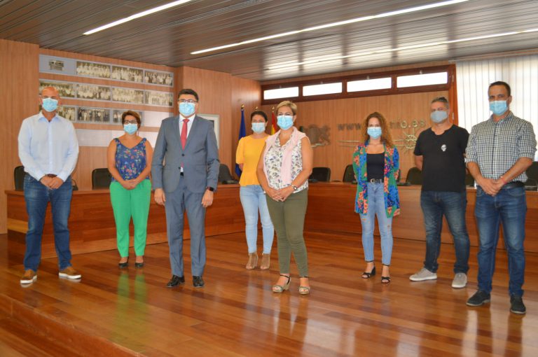 Ingenio recibe la visita del consejero de Obras Públicas insular