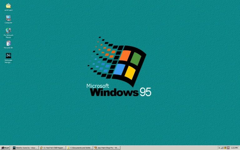 25 años de relojes de arena: cumple años Windows 95