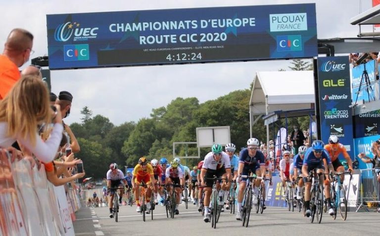 El español Cortina, octavo en la prueba en línea del Campeonato de Europa