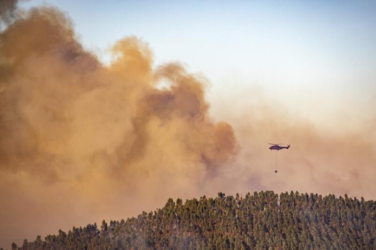 Infoca da por estabilizado el incendio de Almonaster la Real (Huelva)