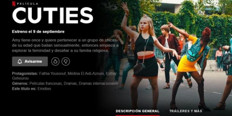 Netflix se disculpa y cambia el cartel de una película tras tacharla de pedófila