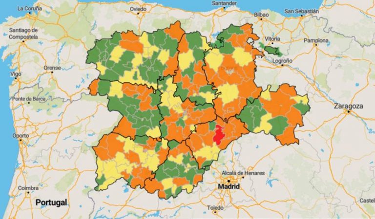Fallecen cuatro personas en hospitales de Castilla y León y aumentan los ingresos