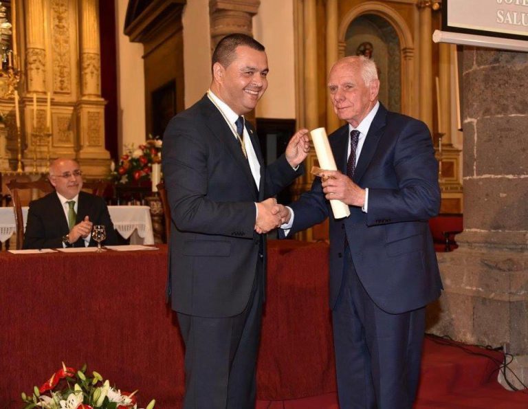 Santa María de Guía pierde a uno de sus hijos más queridos, Salustiano Álamo Hernández, Hijo Predilecto de esta Ciudad