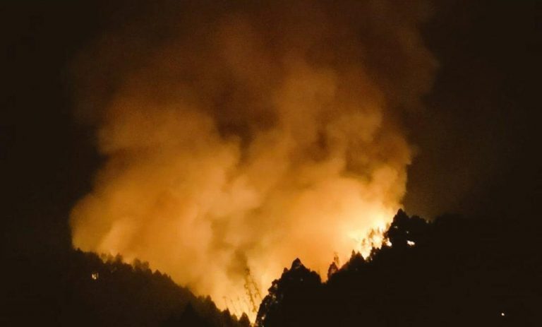Ya son más de 300 los vecinos desalojados por el incendio de La Palma
