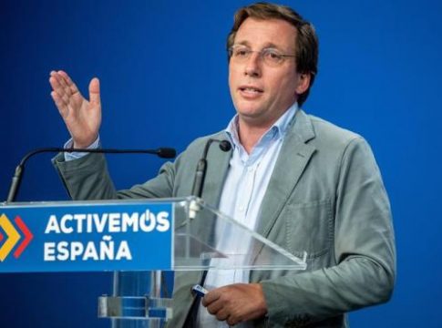 el-portavoz-nacional-del-pp-jose-luis-martinez-almeida-durante-su-rueda-de-prensa-este-lunes