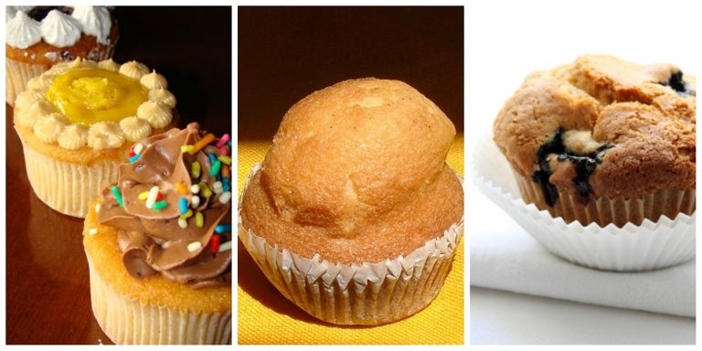 La diferencia entre un cupcake, un muffin y una magdalena que te hará un experto