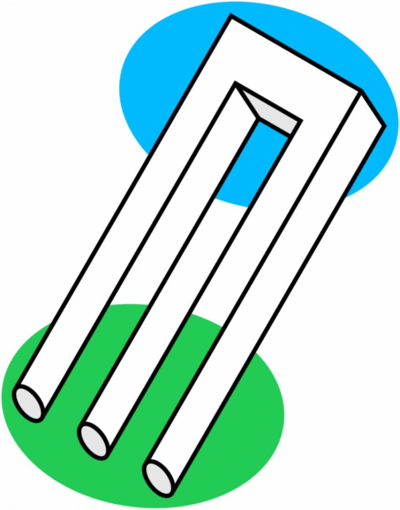 tridente imposible ilusiones ópticas