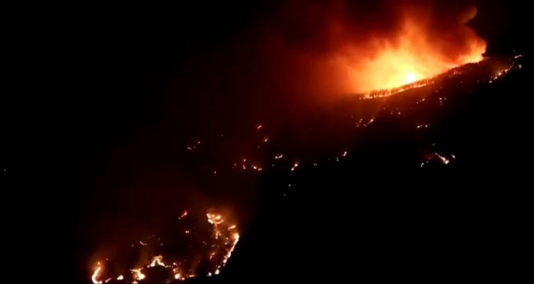 Detectados cinco incendios en una noche en la provincia de Ourense