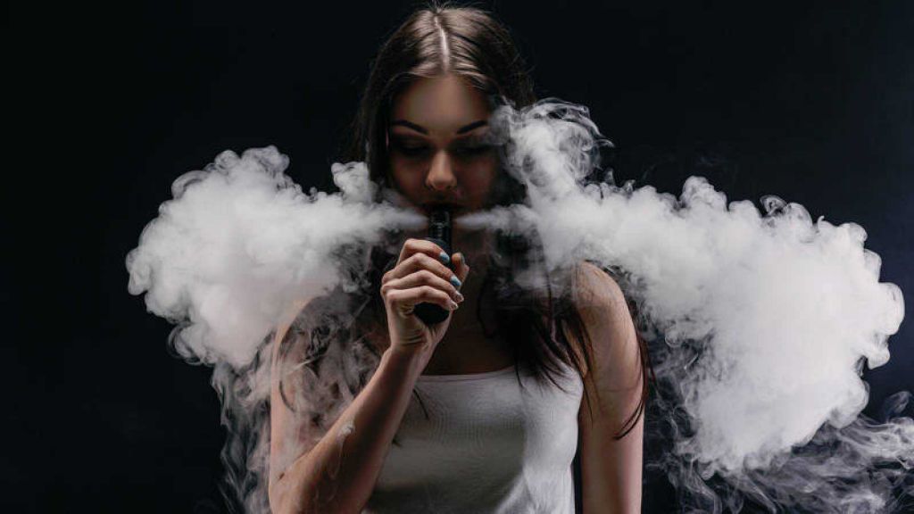 vapeo a través de la mascarilla