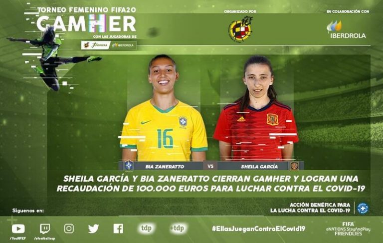 Sheila García y Bia Zaneratto cierran GamHer y recaudan 100.000 euros para luchar contra el COVID-19
