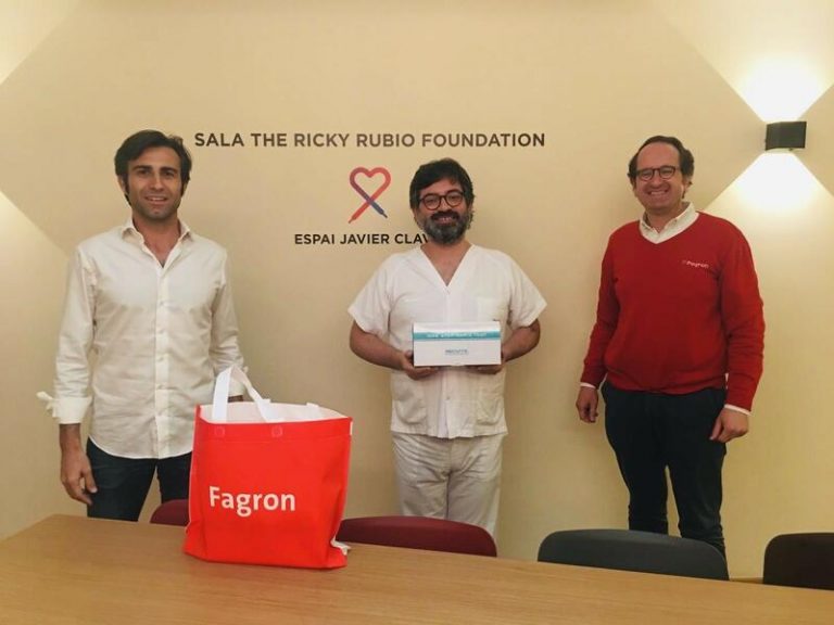 Ricky Rubio Foundation y Fagron Foundation se unen para  combatir el coronavirus