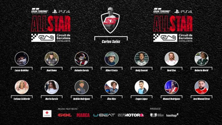 Nani Roma, Rins, Clos o Merhi competirán en el GT All Star de Carlos Sainz