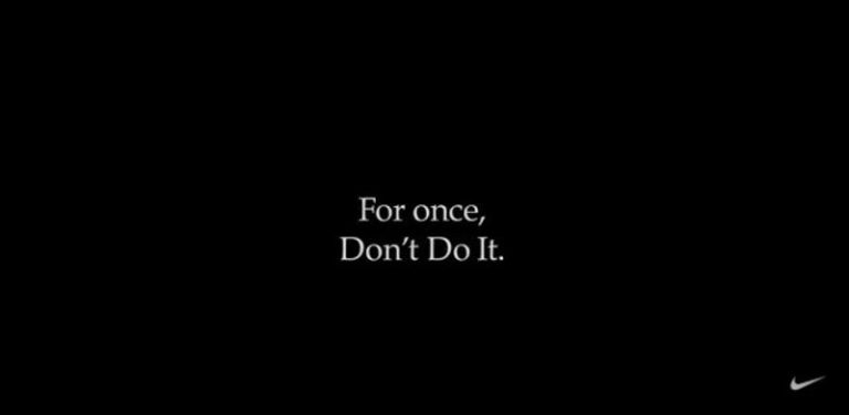 Nike cambia su eslogan para luchar contra el racismo