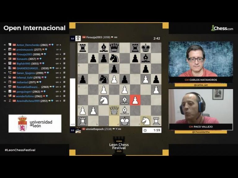 El V Open Magistral de León, epicentro del ajedrez mundial