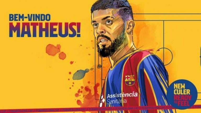 El Barça ficha al ala internacional brasileño Matheus hasta 2023