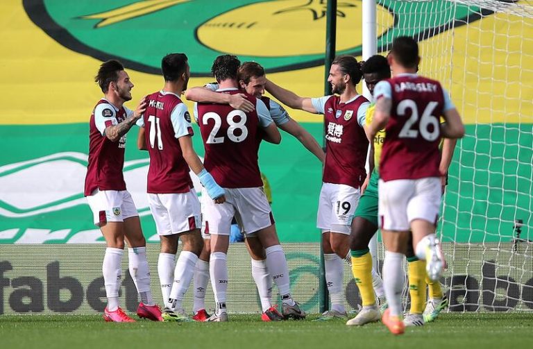 El Burnley supera a un triste Norwich por la jornada 37 de la Premier