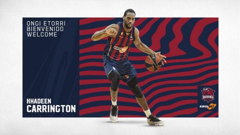 El base Khadeen Carrington ficha por el Baskonia hasta 2021
