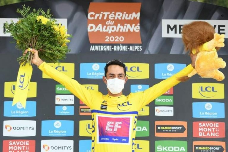 Daniel Martínez aprovecha la retirada de Roglic y conquista el Dauphiné