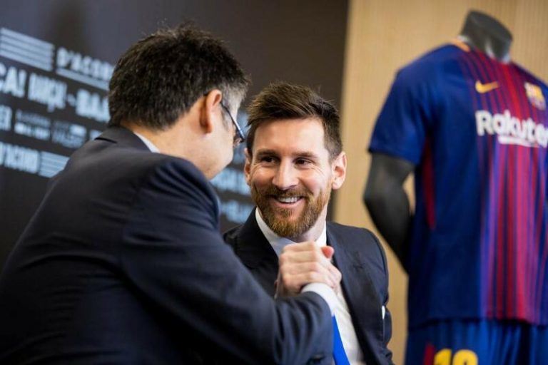 Bartomeu, dispuesto a dimitir para que Messi siga en el Barça