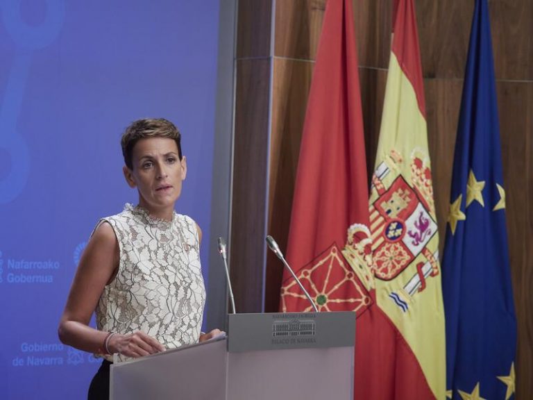 Presidenta Navarra pide medidas de conciliación y la prolongación de los ERTE