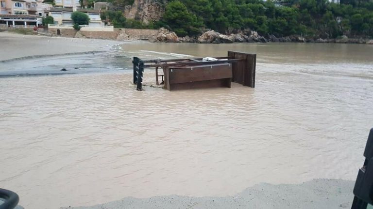 La DANA dejó hasta 120 l/m2 este lunes en Calviá (Mallorca)